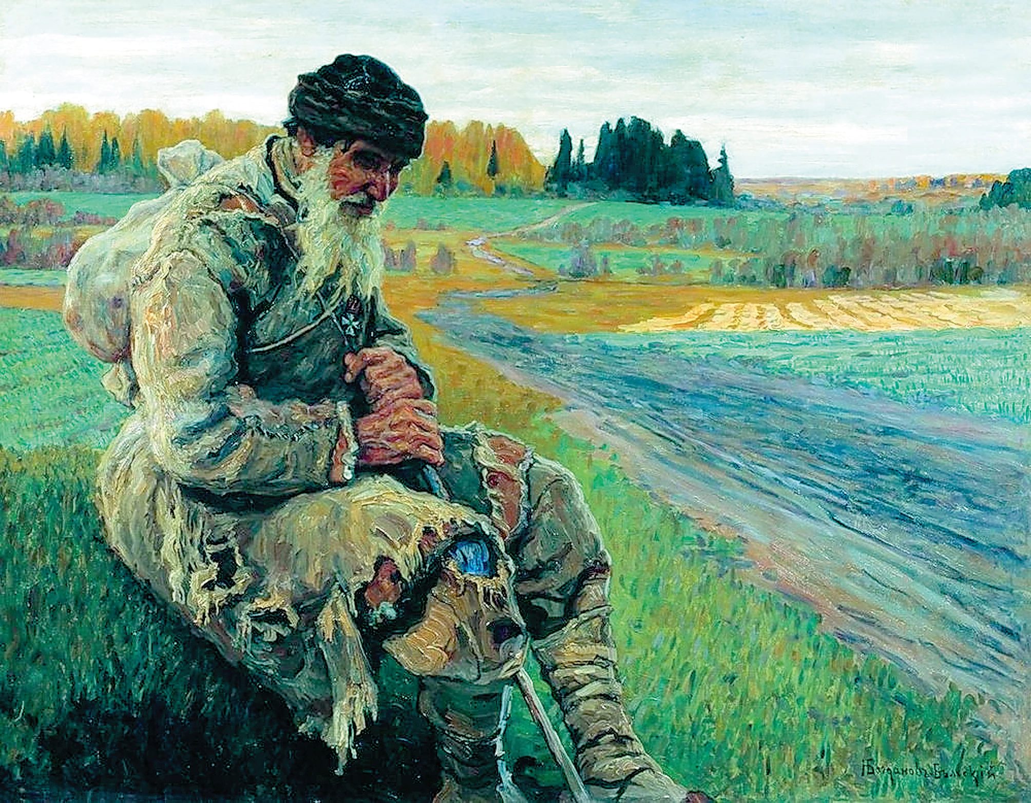 Крестьянин. Художник Н. П. Богданов-Бельский