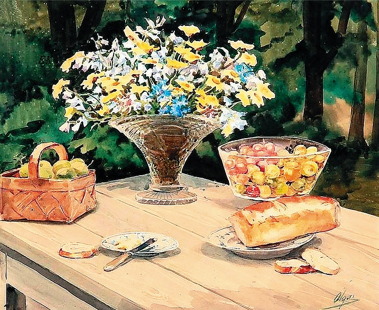Натюрморты О. А. Романовой. Конец XIX – первая половина ХХ в.