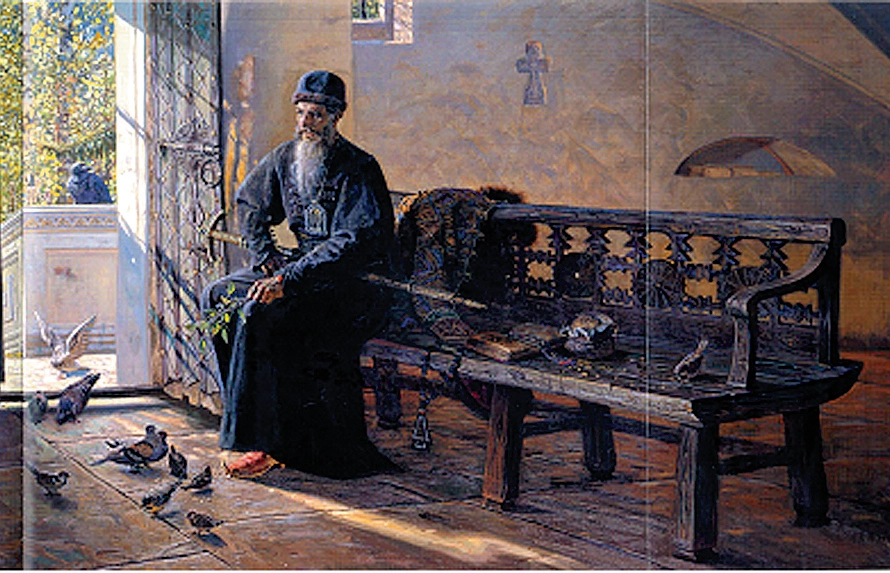 Царево молчание (Иоанн Грозный). Художник П. В. Рыженко. 2005 г.