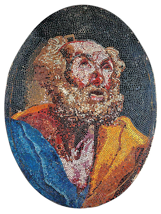 Апостол Петр. Мозаика М. В. Ломоносова. XVIII в.